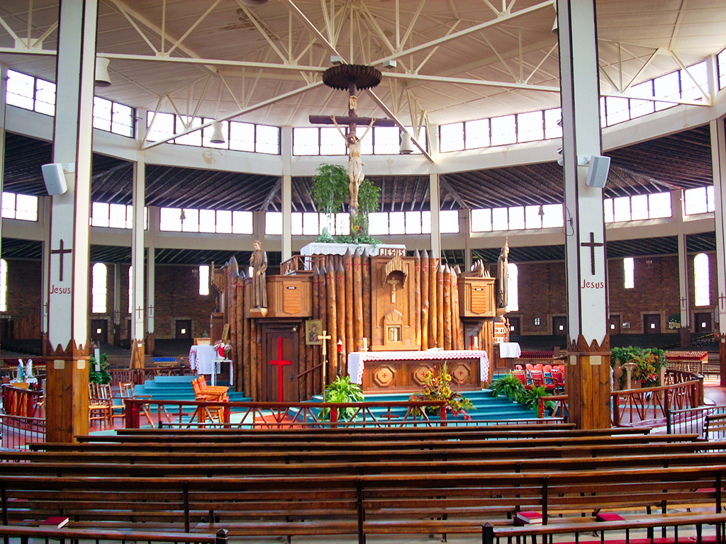 Vista del santuario National Shrine of Our Lady of Martyrs